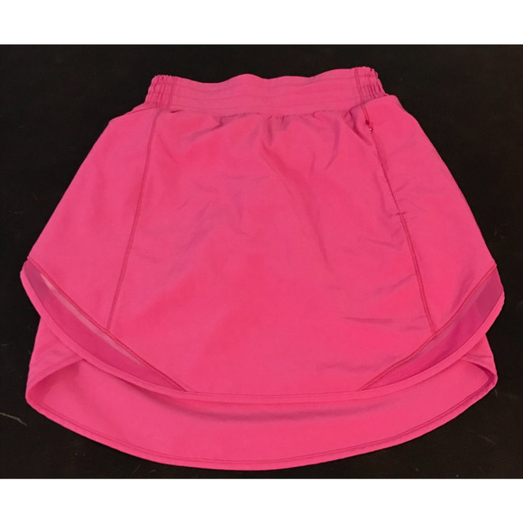 Lululemon Hotty Hot Sonic Pink High-Rise Skirt *Long (W8AF4T) - Size 0 - Picture 1 of 10